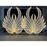 Présentoir de mariage en alliage brillant cadre de toile de fond en acier inoxydable de haute qualité Durable élégant pour la décoration de mariage