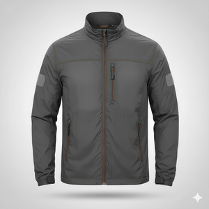 Men's Slim Thin Lightweight Breathable <b>Waterproof</b> Summer Bomber Jacket Hood Zipper Formal Outdoor <b>Sunscreen</b> Mountaineering - Product Image 2