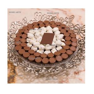 Cuenco de aluminio hecho a mano para chocolate, diseño fantástico, color plateado, cuenco para postres y aperitivos a un precio asequible - Product Image 2