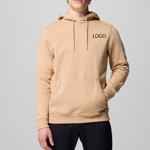Sweat à capuche oversize uni respirant avec logo personnalisé pour homme, manches longues, avec design de logo personnalisé, couleur unie, haute qualité 2026 - Product Image 1