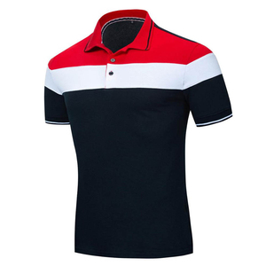 Alta calidad directa mejor ropa de moda hombres Polo camiseta azul Color Polo camisa para hombres poliéster hecho Golf Polo camisa - Product Image 2