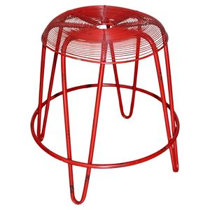 เก้าอี้เหล็กสีดำสำหรับขายส่ง เหมาะสำหรับตกแต่งบ้าน ห้องนั่งเล่น เฟอร์นิเจอร์ตกแต่ง โธมันต์ และสตูล - Product Image 3