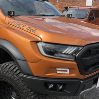 Ensemble de phares LED KGKB pour Ford Ranger 2016-2020, clignotants séquentiels de haute qualité, style Mustang, lentille de projecteur 6000K