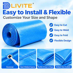 Tissu en maille enduit de PVC pour bâche d'événement moderne et réservoir d'eau, résistant aux UV et durable - Product Image 1