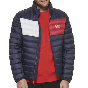 Blouson d'hiver matelassé pour homme de haute qualité, taille XL, col montant, à capuche, imperméable, respirant, en polyester, personnalisable, style urbain - Product Image 5