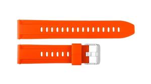 JD095 Correa de Silicona Ajustable Deportiva Unisex Naranja para Reloj Inteligente, 27 cm, Acero Inoxidable, Transpirable, Suave, Ligera e Impermeable - Product Image 5