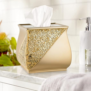 Unique Copper Napkin Holder Rectangular <b>Tissue</b> <b>Box</b> <b>Tissue</b> Dispenser Holder Bathroom <b>Tissue</b> Organizer Stand for Hot Sale - Product Image 5