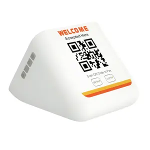 תיבת סאונד לתשלום 4G QR עם הודעת תשלום רמקול תשלום Wifi לחנות נוחה
