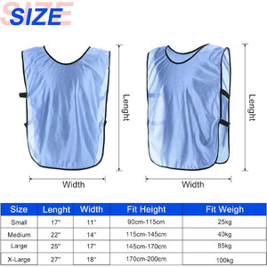 Custom Durable Quick-Dry Sports <b>Bibs</b> with Breathable Mesh for Soccer and Football <b>Training</b>, Perfect <b>Training</b> Vest for Teams - Product Image 6