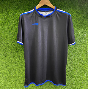 Maillots de football et de football d'équipe personnalisés en noir | Hommes Femmes Tailles Jeunes | Vêtements de sport légers à séchage rapide en gros - Product Image 2