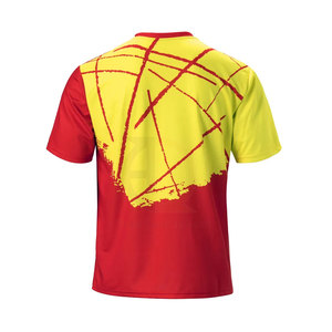 New Arrival Men's Slim Fit Sports T-Shirts Light Weight Short Sleeves with Solid Pattern Sublimation T-Shirts - Product Image 2
