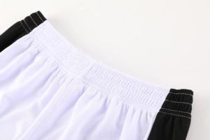 Tenues de basketball américaines pour enfants avec shorts, ensemble uniforme de basketball à séchage rapide pour jeunes hommes, presse à chaud pour enfants et adultes - Product Image 6
