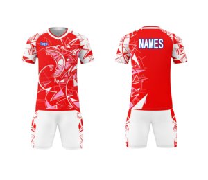 Uniforme de football rétro 100% polyester de haute qualité à prix compétitif, respirant, anti-UV et confortable - Product Image 4