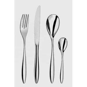 Couverts en métal argent et nickel en acier inoxydable avec boîte pour vaisselle de mariage Simplicité Cuillère Couteau Fourchette Couverts - Product Image 3