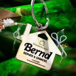 Portachiavi Personalizzato in Bambù Bernd, Gadget Promozionali e Moschettoni Personalizzabili - Product Image 3