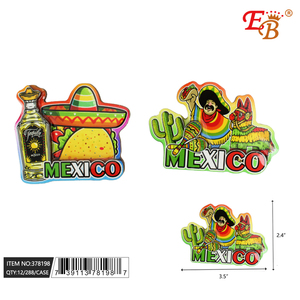 Aimant Mexique 3,5"X2,4" Modèle 378198 Aimant de réfrigérateur élégant - Product Image 1