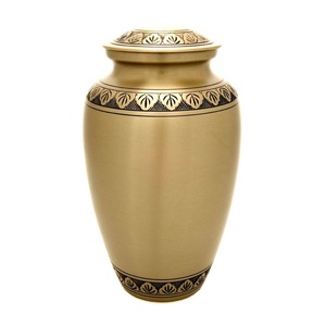 Urna de Cerámica Metálica de Lujo Más Vendida, Elegante Contenedor Conmemorativo para Cremación, para Exhibición en Interiores y Exteriores, Disponible para la Venta - Product Image 1