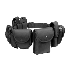 Cinturón táctico de nailon para exteriores, equipo de alta calidad, con bolsillos y bolsas, Color negro, venta al por mayor - Product Image 4