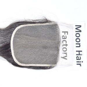 Vente directe d'usine, prix de gros bon marché, cheveux humains indiens bruts, closure Bodywave, doux, soyeux, naturel, vente du fabricant - Product Image 6