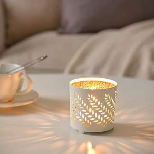 Bougeoir votif en métal de qualité supérieure de forme gracieuse pour les occasions religieuses, les rituels de mariage ou le charme festif - Product Image 5