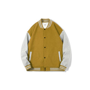 Logo personnalisé brodé grande taille Letterman vestes pour femmes fabricant d'usine respirant veste de baseball laine cuir - Product Image 1