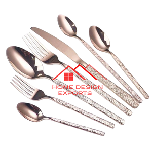 Ensemble de 14 couverts de luxe finis en cuivre antique pour hôtel et restaurant - Product Image 6