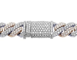 Cadena de eslabones cubanos de oro de 10 quilates personalizada con diamantes cultivados en laboratorio, collar de diamantes en negrita, joyería para hombre, moda callejera - Product Image 4