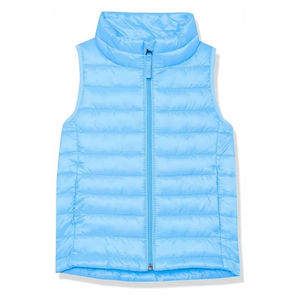 Gilet bouffant sans manches avec logo personnalisé pour les sports d'extérieur veste d'hiver légère avec rembourrage chaud résistant au vent - Product Image 1