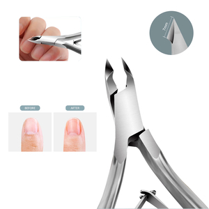 Pince à cuticules professionnelle en acier inoxydable pour manucure, outil de suppression des peaux mortes, marque privée - Product Image 2
