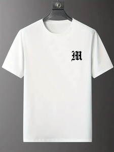 Slim Fit O Neck 100% Cotton Men T-shirt 2024 With Custom Printing <b>Logo</b> Stock,Bulk Clothes,Mix Clothes Bale ,Used Clothes - Product Image 6