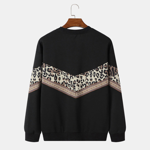 2024 nouveaux sweats à col rond pré-câblés personnalisés pour hommes pull élégant avec Logo fourniture en gros tissu tissé sweat-shirt thermique - Product Image 2