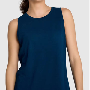 2025 fabricant du dernier prix d'usine personnalisé en gros grande taille femmes coton côtelé débardeur Gym débardeurs pour les femmes - Product Image 3