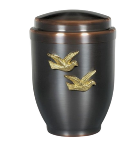 Urne pour adulte avec finition en émail, pour crémation, pour les cendres humaines et les fournitures funérailles - Product Image 2