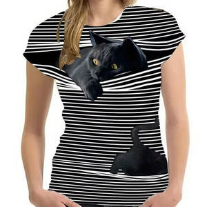 Camisetas Holgadas de Diseño Moderno y Transpirables, Camisetas Extra Grandes para Mujer, Camisetas de Algodón 100% para Chicas - Product Image 5