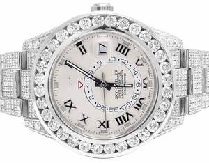 VVS Moissanite นาฬิกาข้อมือระบบกลไกอัตโนมัติประดับเพชรทันสมัยปรับแต่งได้ตามต้องการ - Product Image 2