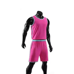 Ensembles d'uniformes de basket-ball pour adultes en gros, vêtements de sport d'équipe personnalisés pour hommes, confortables, nouveau design, uniforme de basket-ball réversible - Product Image 2