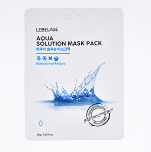 Colección de Mascarillas Faciales Funcionales LEBELAGE, 12 Variantes: Vitamina C, CICA, Colágeno, Ginseng, Aloe, 25g X 10 Piezas, Hierbas de Centella - Product Image 5