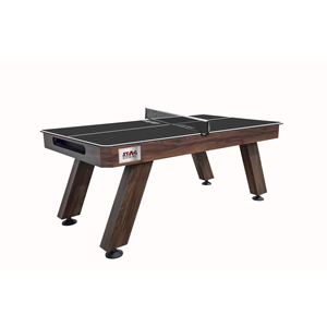 Table de jeu multifonction 3-en-1 Stag iconic avec plateau de billard et de tennis de table, finition bois foncé - Product Image 5