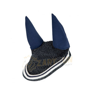 Meilleure vente noir fait à la main Crochet cheval oreille Bonnet insonorisé mouche voile pour équestre tricoté oreille Net pour chevaux - Product Image 3