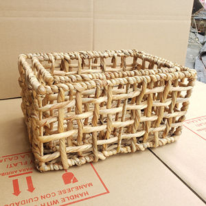 Meilleur ensemble de 2 pièces confortable jacinthe d'eau panier de rangement organisateur pour blanchisserie organisation décoration de la maison - Product Image 1