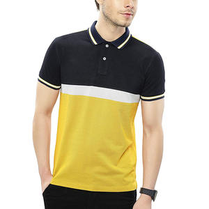 Camiseta informal de manga corta de algodón para hombre, camiseta ligera de Color sólido, diseño personalizado, estampado de talla grande para camisetas polo - Product Image 4