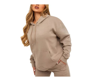 Sudadera con capucha de algodón y LICRA para mujer, ropa con logo impreso, polar, colores personalizados, primavera y otoño, venta al por mayor - Product Image 2