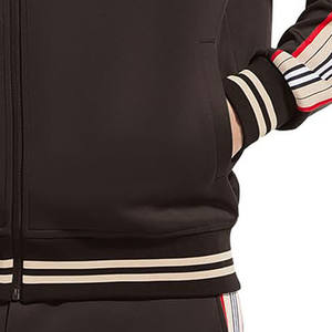 Conjunto de chándal de lana Unisex de algodón grueso para correr para hombre con logotipo personalizado estampado liso con capucha Joggers transpirable gimnasio chándales para hombre - Product Image 5