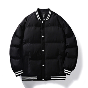 Chaqueta acolchada de invierno a la moda unisex con capucha Abrigos de lona transpirables Cierre de cremallera Venta caliente personalizable con servicios OEM - Product Image 1