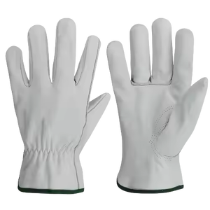 Gants de travail de conducteur en cuir de grain de peau de vache de haute qualité - Product Image 2