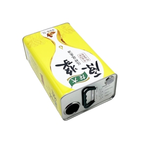 Bidon rectangulaire vide en fer blanc de qualité alimentaire pour huile d'olive 5L avec logo personnalisé, impression offset, surface laquée - Product Image 4