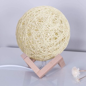 Lámparas de Espejo Pequeñas de Bambú Fluorescentes IP65, Lámpara de Mesa Creativa con Control Remoto y Regulable para Interiores - Product Image 3