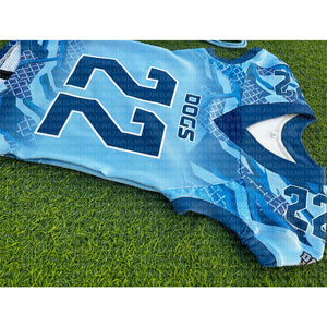 ชุดกีฬาปักลายผ้าทอลายทแยงเครื่องแบบอเมริกันฟุตบอลใส่สบายออกแบบได้ตามต้องการ - Product Image 3