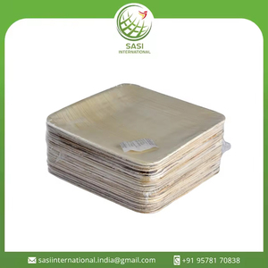 Assiettes jetables biodégradables carrées en feuille de palmier à forte demande, choix de service alimentaire durable et élégant au prix le plus bas - Product Image 2
