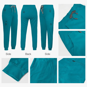 Nouveau design OEM d'hôpital à manches courtes infirmière Fig Scrubs Uniformes personnalisés Scrubs Costume Uniformes hospitaliers Scrubs d'infirmières médicales - Product Image 3